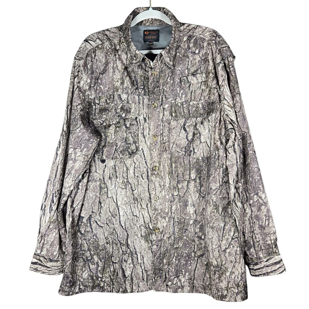 Longleaf Camo Shirt Mens XL Blind Spot Mimicrist Lightweight‎ Hunting Outdoors